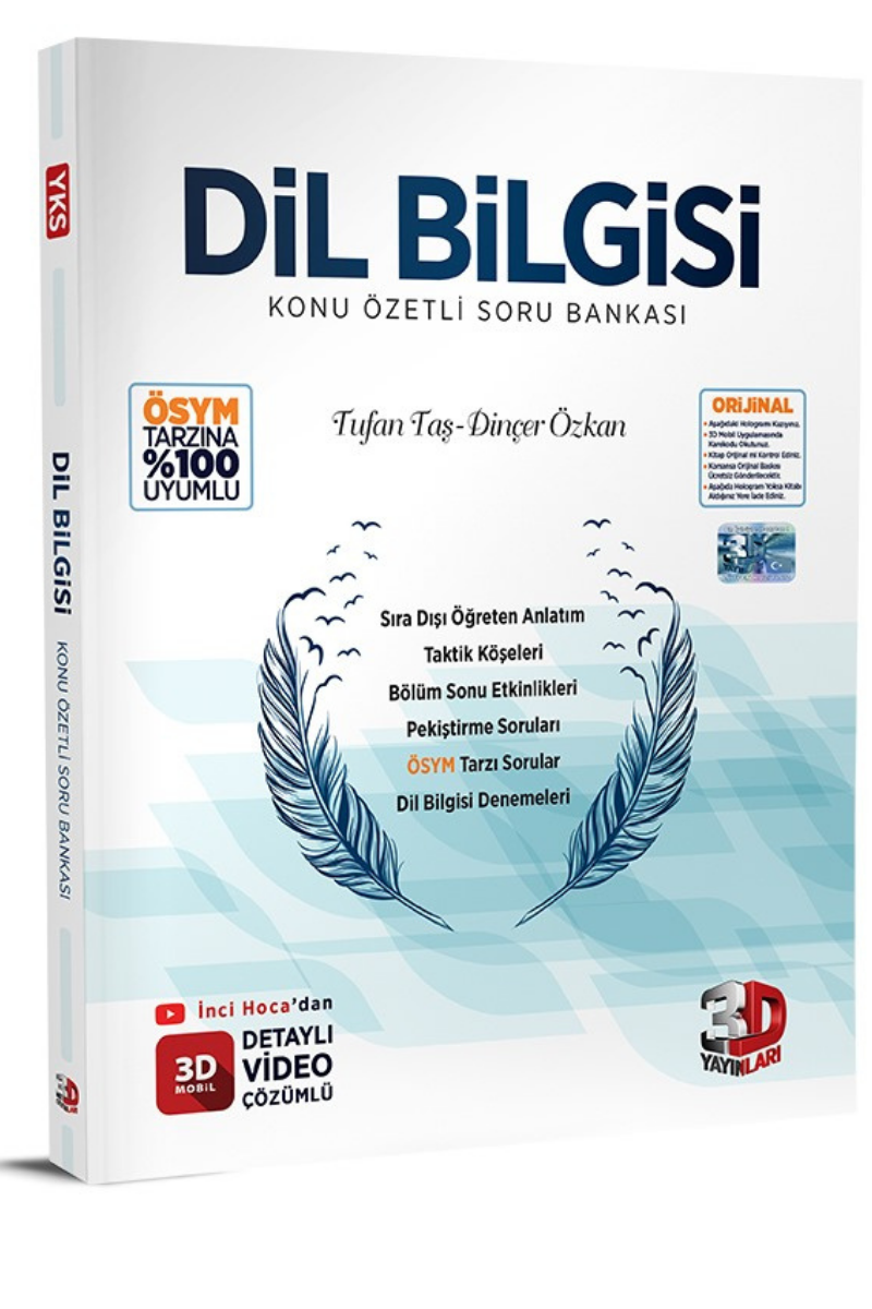 3D DİL BİLGİSİ Konu Özetli Soru Bankası