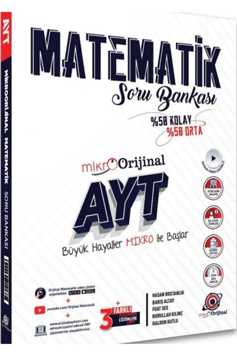 Orijinal Mikro AYT MATEMATİK Soru Bankası