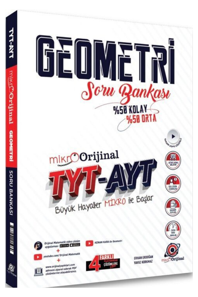Orijinal Mikro TYT AYT GEOMETRİ Soru Bankası