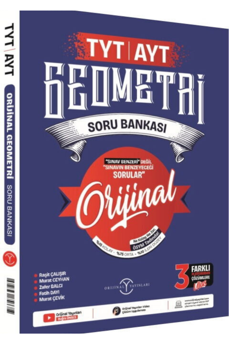 Orijinal TYT AYT GEOMETRİ Soru Bankası