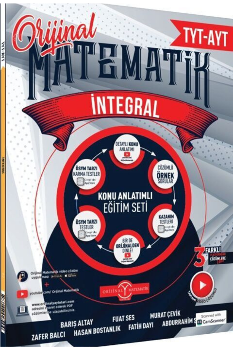 Orijinal AYT İNTEGRAL Konu Anlatımlı Eğitim Seti