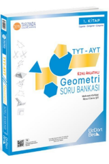 ÜçDörtBeş TYT-AYT GEOMETRİ Konu Anlatımlı Soru Bankası 1. Kitap