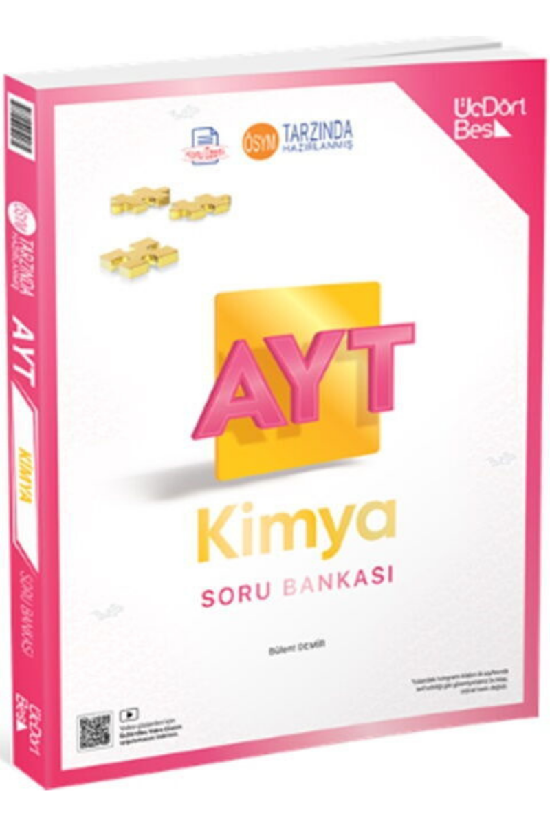 ÜçDörtBeş AYT KİMYA Soru Bankası