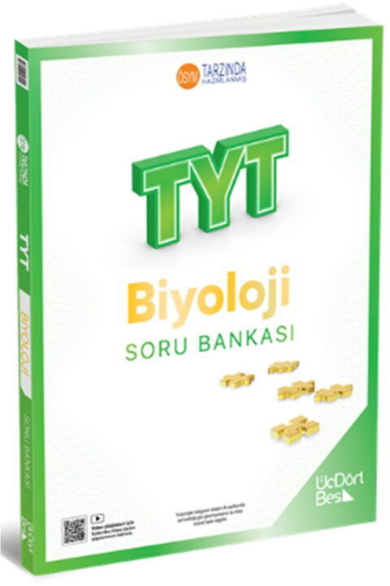 ÜçDörtBeş TYT BİYOLOJİ Soru Bankası
