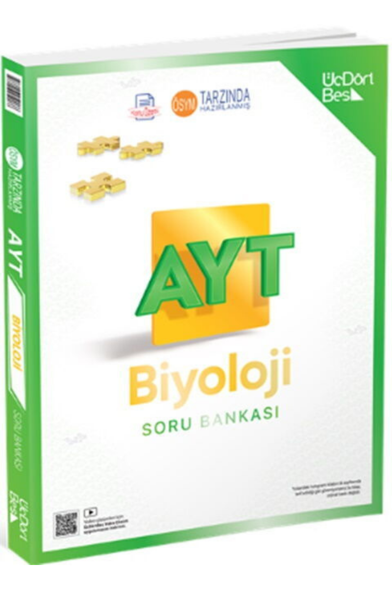 ÜçDörtBeş AYT BİYOLOJİ Soru Bankası