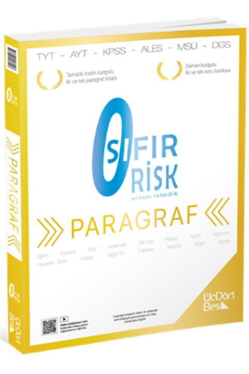 ÜçDörtBeş PARAGRAF (Sıfır Risk) Soru Bankası